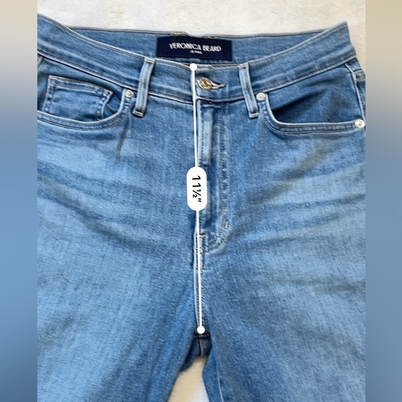 Veronica Beard Carly Kick Flare Jeans Bright Lakeshore Size 29 High Rise - Picture 6 of 15